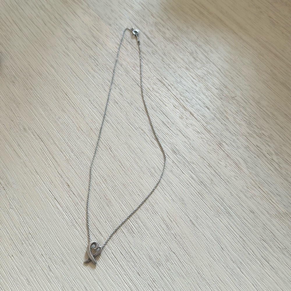 Tiffany and co heart necklace